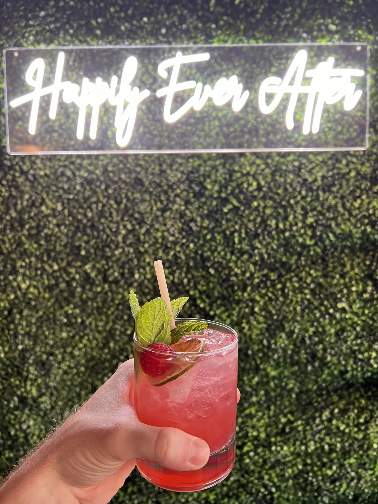 Pink cocktail — Happily Ever After
